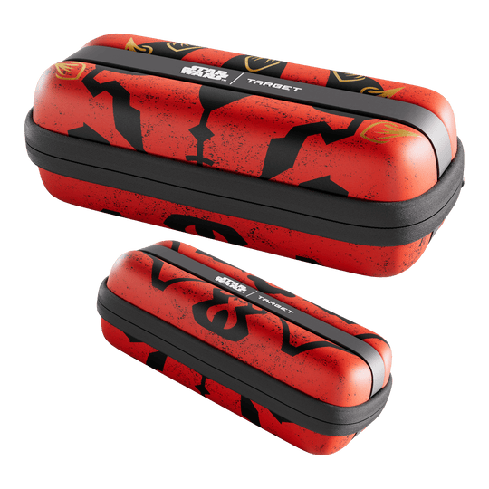 Portafreccette Target Star Wars Boa - Darth Maul Hier ist das Target Star Wars Boa Dartcase - Darth Maul zu sehen. Die Abbildung zeigt das Design und die Details des Dartcases.