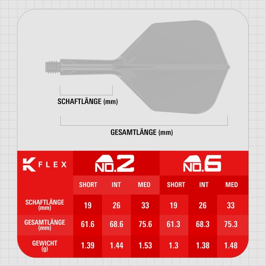 Alette Target K-Flex nere n. 6 Alette Target K-Flex nere n. 6