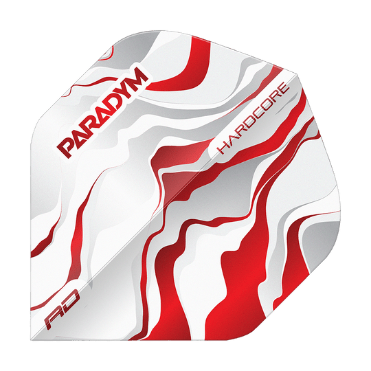 Voli standard Red Dragon Hardcore Premium Paradym Red Premium No2 Abgebildet sind die Red Dragon Hardcore Premium Paradym Red Premium No2 Standard Flights. Diese Flights sind in Standardform und in einer roten Premium-Ausführung gestaltet.