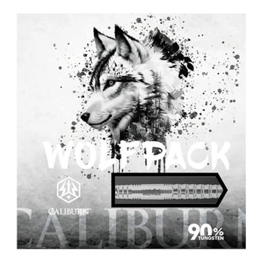 Freccette in acciaio Caliburn Wolfpack W6 - 22 g Zu sehen ist der Caliburn Wolfpack W6 Steeldart mit einem Gewicht von 22 Gramm. Das Produkt eignet sich besonders für präzises Dartspiel.