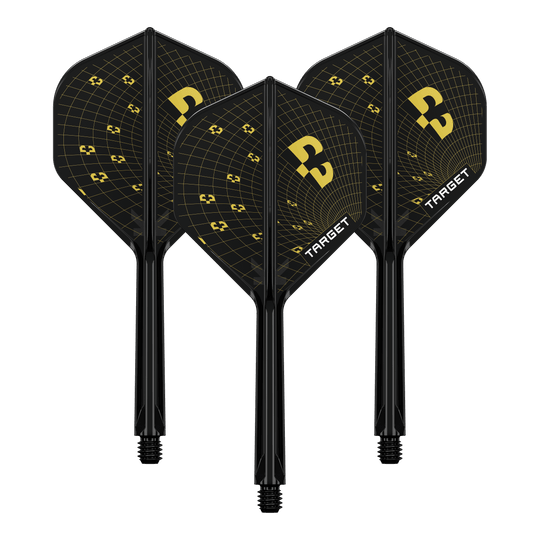 Alette standard Target K-Flex Bolide No2 Gezeigt wird ein Set der Target K-Flex Bolide No2 Standard Flights mit einer Länge von 33mm. Die Flights sind sauber aufgereiht.