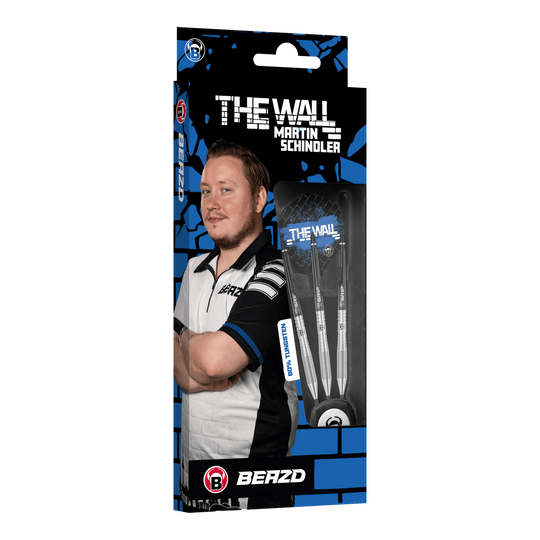 Freccette in acciaio Bulls Martin Schindler TW80 Beazd Martin Schindler TW80 Steeldarts sind auf diesem Bild zu sehen. Das Produkt wird in einer Nahaufnahme dargestellt.