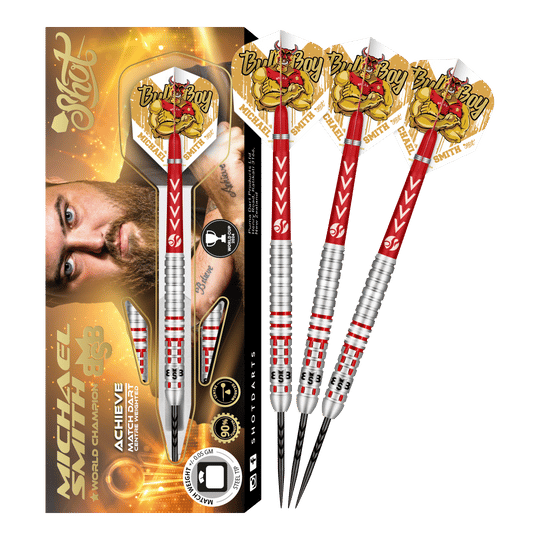 Shot Michael Smith Ottieni la Coppa del Mondo 2024 Steeldarts in edizione limitata - 24 g