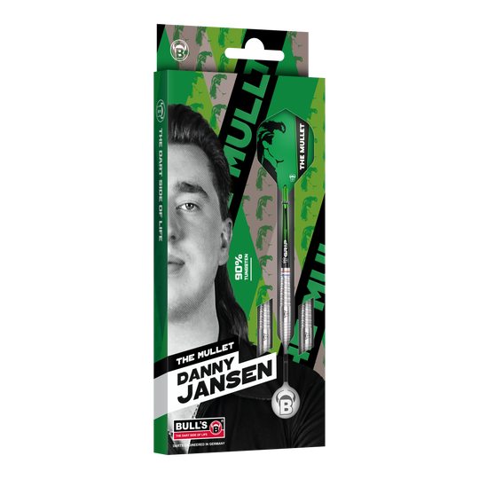 Freccette morbide Bulls Danny Jansen - 20 g Hier ist der Bulls Danny Jansen Softdart mit 20g Gewicht abgebildet. Das Produkt eignet sich für professionelle Softdartspiele.
