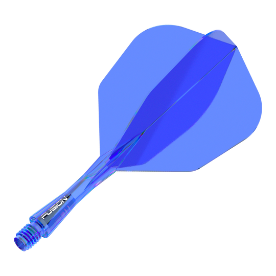 Sistema di alberi di volo a fusione Winmau n. 6 blu Zu sehen ist ein Produkt mit dem Dateinamen 8836_Winmau_Fusion_Flight_Shaft_System_No6_Blau_22mm_1. Vermutlich handelt es sich um einen blauen Dartschaft mit Flight.