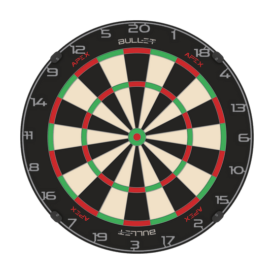 Dieses Bild zeigt einen Zahlenring in Grau für ein Dartboard. Der Artikelname ist BT1000110_Bullet_Dartboard_Zahlenring_Grau_2.