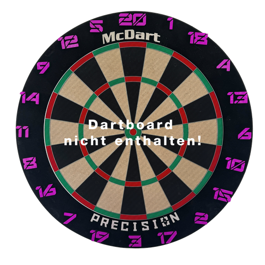 Anelli numerici per freccette McDart / Anello numerico Cyber Das Bild zeigt das Cyber Lila Board. Es handelt sich um ein Produkt mit lilafarbenem Design.
