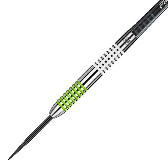 Freccette in acciaio Winmau Ton Machine Zu sehen sind die Winmau Ton Machine Steeldarts. Das Produkt ist für präzises und professionelles Dartspiel geeignet.