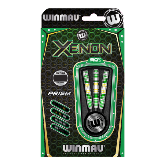 Freccette in acciaio Winmau Xenon Zusätzliche Ansicht der Winmau Xenon Steeldarts. Die Produkte sind als Gruppe dargestellt.