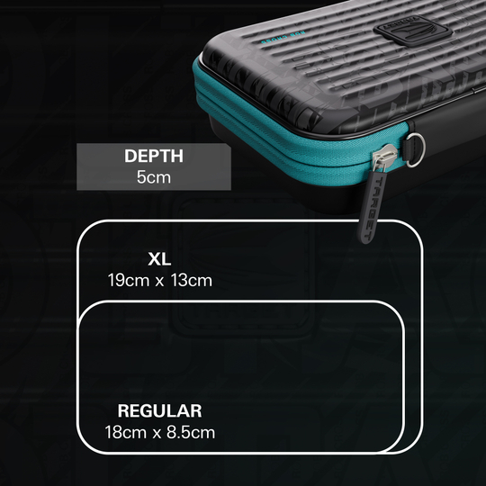 Custodia per freccette Rob Cross della serie Ghost Takoma XL Abgebildet ist das Takoma XL Ghost Series Rob Cross Dartcase. Dieses Etui eignet sich ideal zur sicheren Aufbewahrung von Darts.