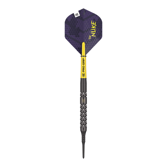 Freccette morbide Target Luke Littler GEN1 - 19 g Das Bild zeigt ein Dart-Produkt. Es trägt den Dateinamen '210324_Target_Luke_Littler_GEN1_Softdarts_1'.