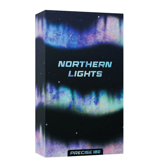 Freccette in acciaio Precise 180 Northern Lights Das Foto zeigt die Precise 180 Northern Lights Steeldarts. Der Artikel ist für enthusiastische Dartspieler geeignet.