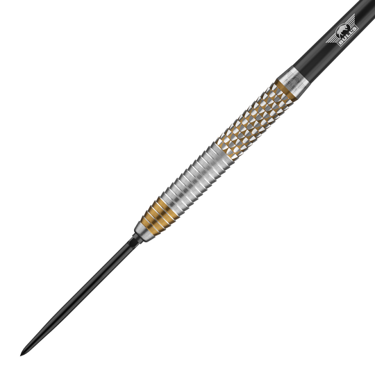 Freccette in acciaio convertibili Bulls NL Vintage Shark Das Bild zeigt die Bulls NL Vintago Shark Convertible Points Steeldarts. Es handelt sich um ein hochwertiges Dartprodukt mit besonderen Spitzen.