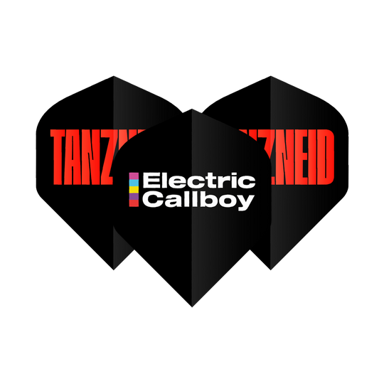 Electric Callboy Tanzneid Flight Pack - 10 set Das Bild zeigt das Produkt Electric Callboy Tanzneid Flight Pack - 10 Sets. Es handelt sich um ein Set Flight Packs, vermutlich in der Farbe Schwarz.
