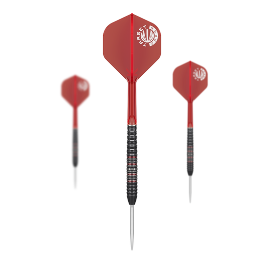 Auf diesem Bild sieht man die Target Japan Prime Series Diamond Kosuzu Iwao GEN4 Swiss Point Steeldarts als Set. Das Set eignet sich perfekt für ambitionierte Dartspieler.
