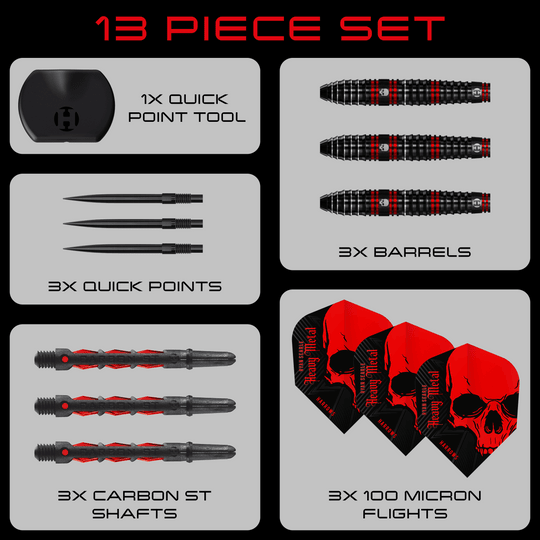 Dardi in acciaio Harrows Ryan Searle 90% Quick Point Harrows Ryan Searle 90% Steeldarts Quick Point Steeldarts sind auf diesem Bild zu sehen. Die Pfeile zeichnen sich durch ihre hohe Präzision und das spezielle Design aus.