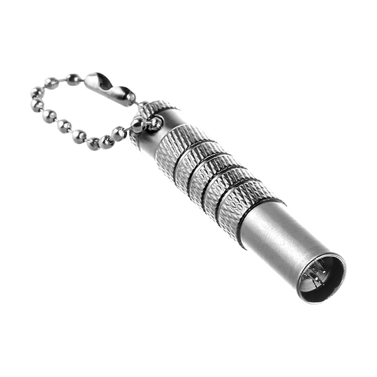 Rimuovi residui di proiettili Das Bild zeigt einen Bullet Shaftrest Entferner in Silber. Das Produkt wird zur Entfernung von Shaftrests an Dartpfeilen verwendet.