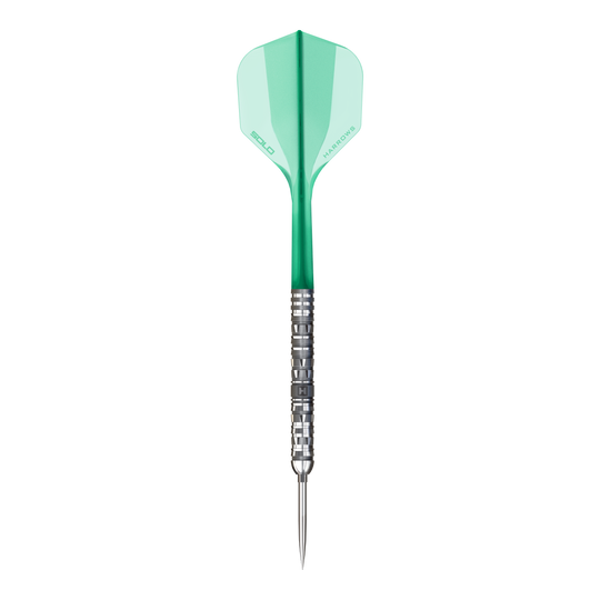 Ein einzelner Steeldart aus der Torrent Parallel QuickPoint Serie. Der Dart hat eine klassische Form.