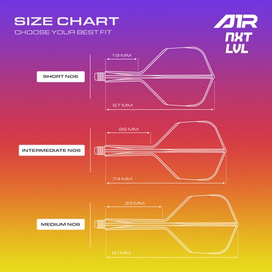 Sistema di alberi di volo GOAT A1R No6 - Giallo neon Auf dem Bild befindet sich das GOAT A1R No6 Flight-Shaft-System in Neon Gelb. Es ist ein Bestandteil für Dartpfeile.