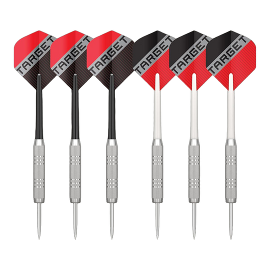 Set di bersagli per freccette in acciaio Target Rift Abgebildet ist das Target Rift Steeldartboard Set. Dieses Dartboard Set eignet sich perfekt für den Heimgebrauch.