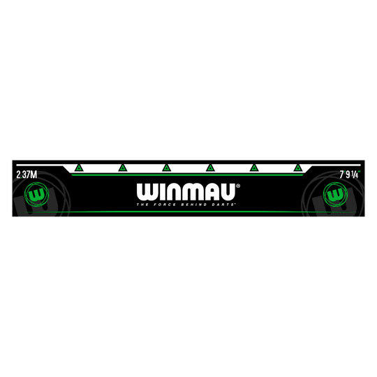 Linea di lancio Winmau Verde Winmau Abwurflinie ist als Markierungslinie abgebildet. Sie wird zur Platzierung vor dem Dartboard verwendet.