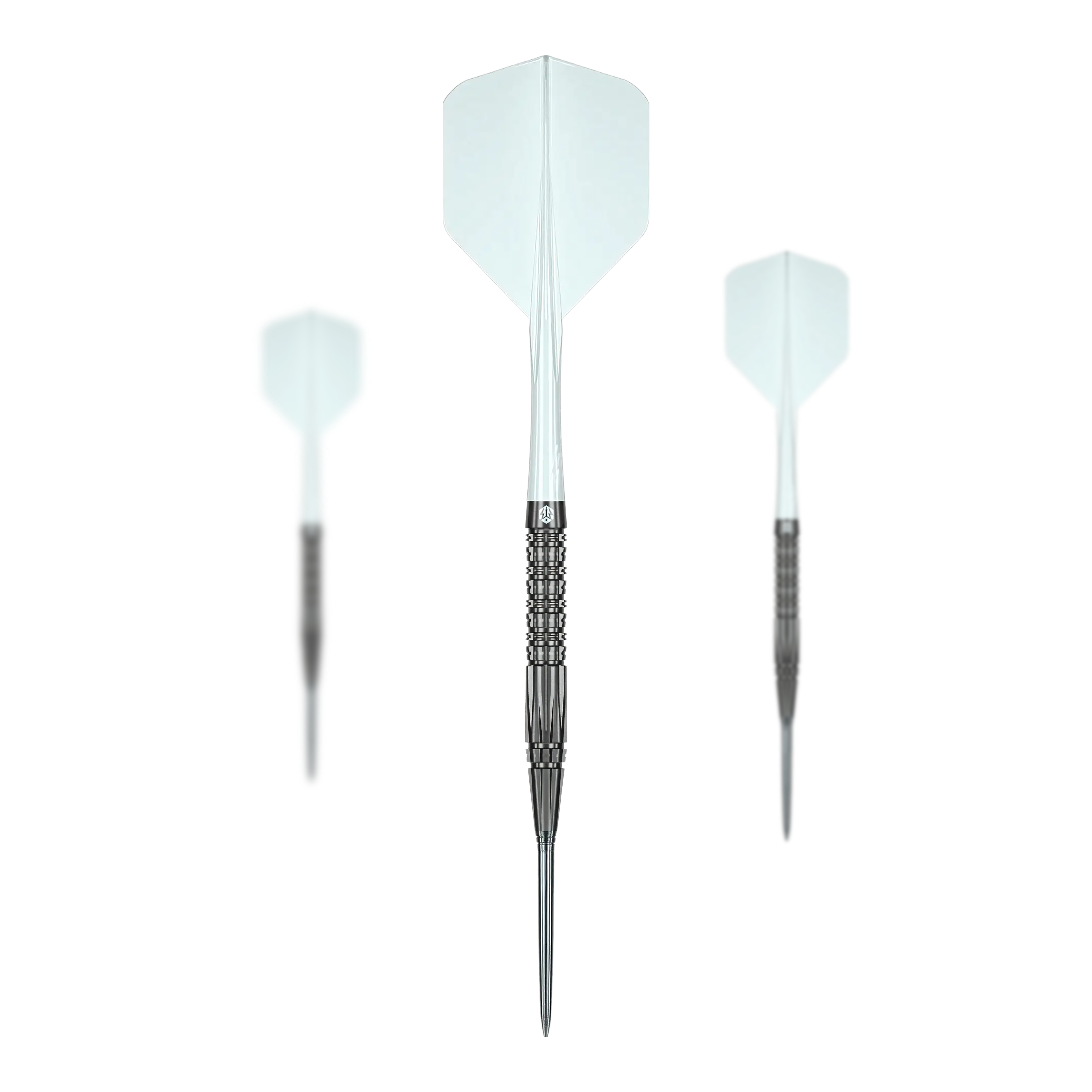 Freccette in acciaio Caliburn Prisma P2 - 20,5 g Dieses Bild zeigt das Set der Caliburn Prisma P2 Steeldarts mit einem Gewicht von 20,5g. Die Steeldarts sind für das Dartspiel geeignet.